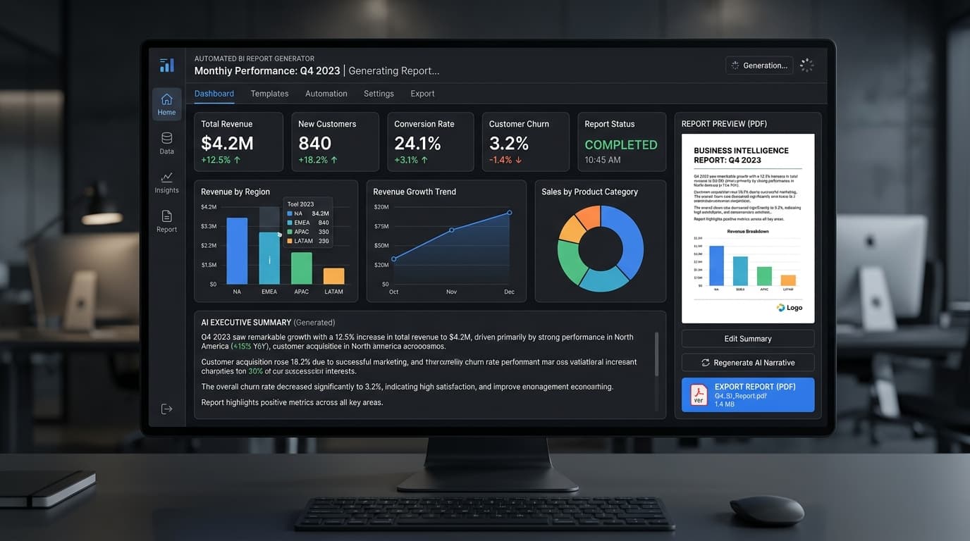 Automated Data-to-Report System